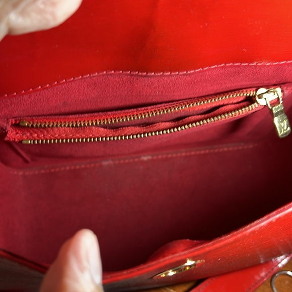 GUC Louis Vuitton Vintage Red Epi Micro Bag - Picture 6 of 8